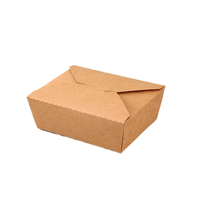 Takeaway Box Small 9 · Take Away Kraft Boxes (PE Lined) · product image